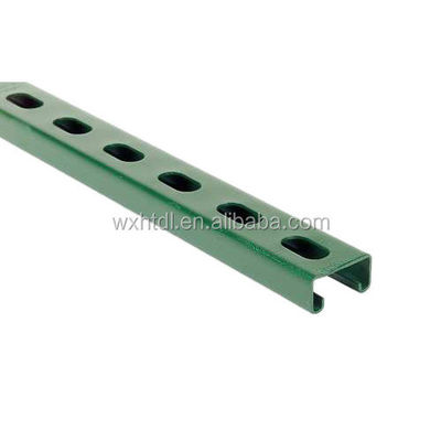 kopen Dubbele 10 ft 12 Gauge Half Slotted Metal Framing Strut Channel ss online manufacture