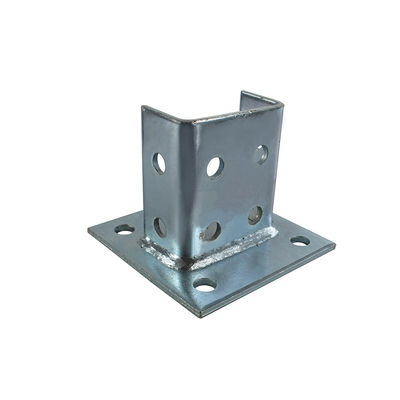 kopen 6x6 4x4 Oppervlak Hot Dip gegalvaniseerd staal post basis voor beton aluminium kanaal fittings online manufacture