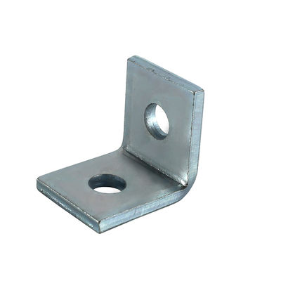 kopen 2 gat 90 graden Hoek Strut Bracket L Unistrut Zilveren gegalvaniseerde hoekpost online manufacture
