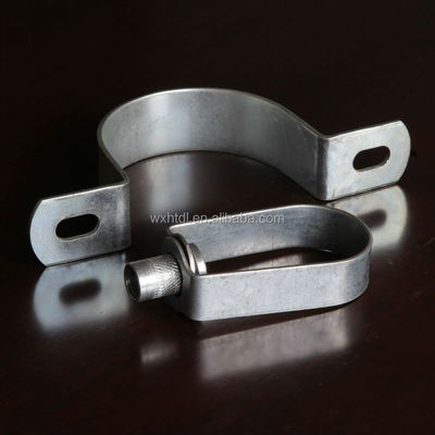 kopen Roestvrij staal U-band Omega Pipe Clamp 4 inch 2 inch Pipe Saddle Clamp online manufacture