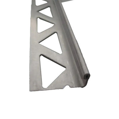 kwaliteit  Brushed Stainless Steel Corner Tile Trim Edging Wall Decoration L Profile Polished fabriek
