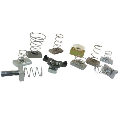 kwaliteit  Carbon Steel M10 M12 Spring Wing Nut for Channel Steel fabriek